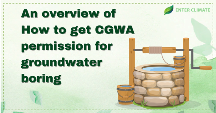 CGWA permission for groundwater boring