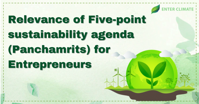 point sustainability agenda (Panchamrits)